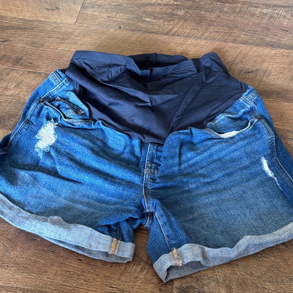 Maternity Jean Shorts